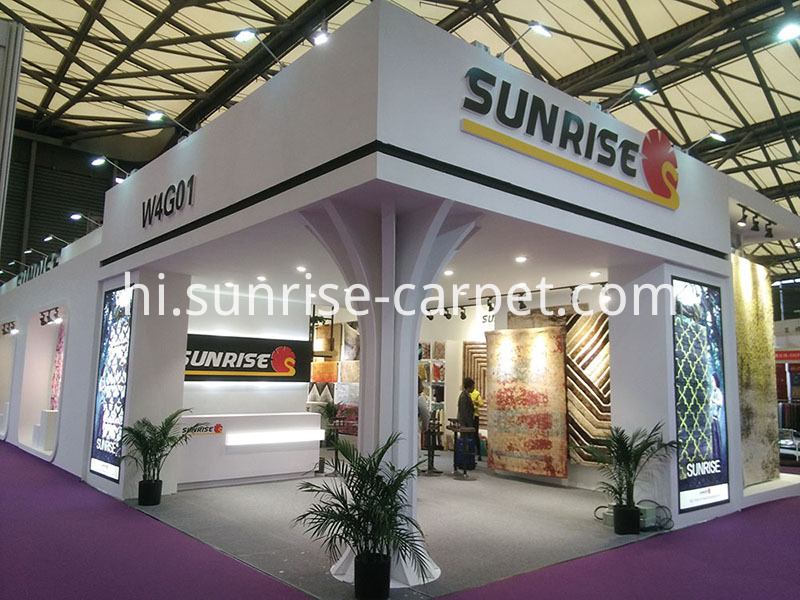 2017 डोमोटेक्स एशिया फेयर 1 में हमारा स्टैंड Our Stand at 2017 Domotex Asia Fair 1